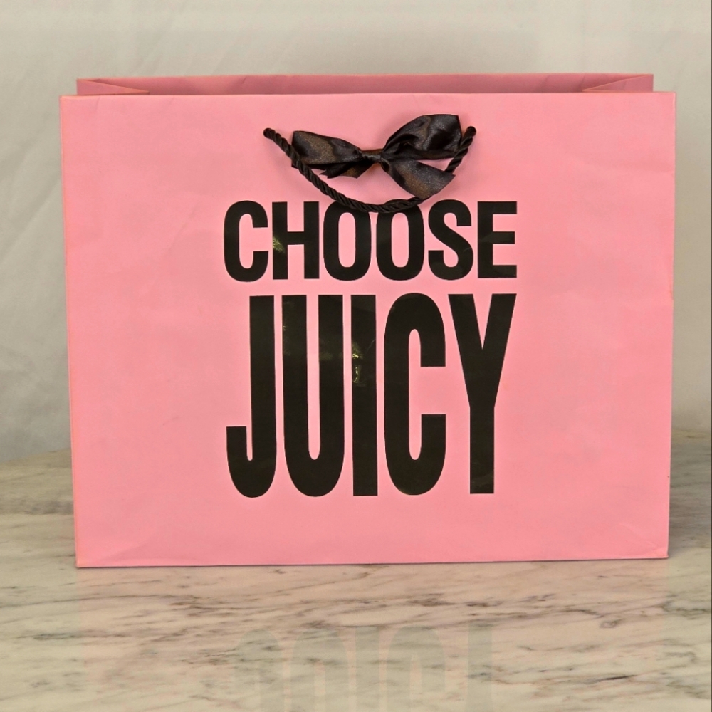 Vintage Juicy Couture Pink Gift Bag